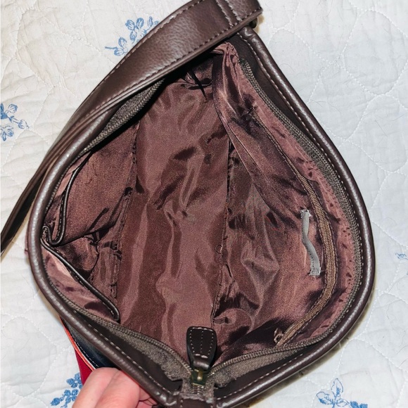 Wilson’s Vintage Leather Patchwork Shoulder Bag - Picture 7 of 12